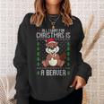 Ugly Xmas Sweater Christmas Beavers Lover Sweatshirt Geschenke für Sie