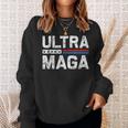 Ultra Maga Orgulloso Diseño De Partidario De Ultra-Maga Trump Orgulloso Camisa de entrenamiento Regalos para ella