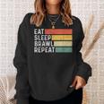 Video Gaming Game Retro Game Eat Sleep Brawl Repeat Sweatshirt Geschenke für Sie