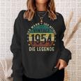 Vintage 1954 The Man Mythos The Legendary Since 1954 Sweatshirt Geschenke für Sie