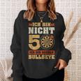 Vintage 50Th Birthday Dart Saying Double Bullseye Sweatshirt Geschenke für Sie