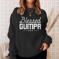 Vintage Blessed Gumpa Happy Father's Day Dad Grandpa Men Sweatshirt Gifts for Her