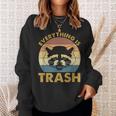 Vintage Raccoon Lovers Sweatshirt - Fun Design for Casual Wear Gifts for Her