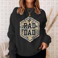 Vintage Rad Camo Dad Daddy Papa Happy Father's Day For Men Sweatshirt Gifts for Her