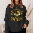 Vintage Never Underestimate An Old Man Beekeeper Sweatshirt Gifts for Her
