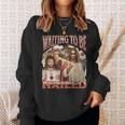 I Wait To Be Nailed Offensive Jesus Humour Adult Sweatshirt Geschenke für Sie