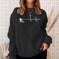 Wakeboard Heartbeat Sea Water Sports Wakeboarding Surfing Sweatshirt Geschenke für Sie