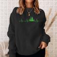 Wald Baum Herzschlag Geschenk Holz Bäume Wandern Sweatshirt Geschenke für Sie