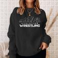 Wrestling Evolution Wrestler Wrestling Martial Arts Sweatshirt Geschenke für Sie