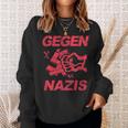 Zeichen Setzen Gegen Rechts Gegen Nazisintage Sweatshirt Geschenke für Sie