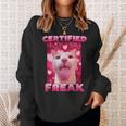 Zertifiziertes Freak Cat Meme Sweatshirt Geschenke für Sie