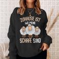 Zuhause Ist Wo Meine Sheep Home Is Where My Sheep Sweatshirt Geschenke für Sie