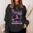 Zum Rhönrad Geboren Zur Schule Gezwungen Acrobatin Sweatshirt Geschenke für Sie