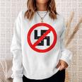 Anti-Nazi Anti-Facist Anti-Dictators Anti-Evil Sweatshirt Gifts for Her