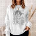 Benson First NameWith Glasses Personalized Vintage Sweatshirt Gifts for Her