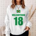 Brazil Party & Sauf Jersey For Malle Holiday Party Crew Yellow Sweatshirt Geschenke für Sie