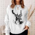 Chasseur Daim Cerf Motiv Chasse Chasseur Sweater e Cadeaux pour elle