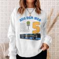 Children's 5 Years Boy Little Bus Driver 5Th Birthday Bus Articulated Bus Sweatshirt Geschenke für Sie