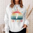 Children's 7Th Birthday Legendary Since 2018Intage 7 Years Old Sweatshirt Geschenke für Sie