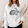 Cool Vintage Country Farm Animal Rabbit Hare Bunny Sweatshirt Gifts for Her