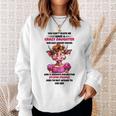 Cow You Cant Scare Me I Have A Crazy Daughter She Has Anger Sweatshirt Gifts for Her