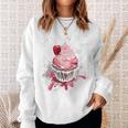 Cupcake-Weinlese Sweatshirt Geschenke für Sie