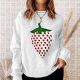 Delicious Strawberry Costumeegan Strawberry Fruit Fun Red Sweatshirt Geschenke für Sie