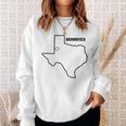 Epic Threadz Carte De L'état Du Texas Brownfield Tx Sweater e Cadeaux pour elle