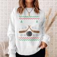 Happy Hockeydays Ice Hockey Fan Ugly Christmas Sweater Sweatshirt Geschenke für Sie