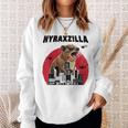 Hyraxzilla Rock Hyrax Lover Awawa Angry Marmot Gray Sweatshirt Geschenke für Sie