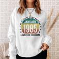 January 1985 40Th Birthday 1985 40 Years Decorative Sweatshirt Geschenke für Sie