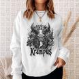 Kramperl Perchten Knecht Ruprecht Christmas Demon Krampus Gray Sweatshirt Geschenke für Sie