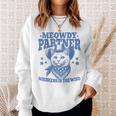 Meowdy Partner Cowboy Catintage Cat Sweatshirt Geschenke für Sie