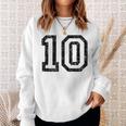 Number 10Intage Sweatshirt Geschenke für Sie