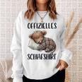 Official Highland Cow Highland Cow Sleep Sweatshirt Geschenke für Sie