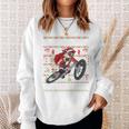 Oh What Fun It Is To Ride Mountain Bike Mtb Ugly Christmas Sweatshirt Geschenke für Sie