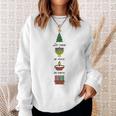 Peace On Earth Multicultural Holiday Diversity Symbols Sweatshirt Gifts for Her