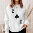 Playing Card Cross Bube Card Game Day Carnival Costume Sweatshirt Geschenke für Sie