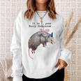 Raccoon Trash Panda Sweatshirt - Funny Comfort for Animal Lovers Gifts for Her