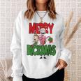 Rick & Morty Merry Rickmas Blue Sweatshirt Geschenke für Sie