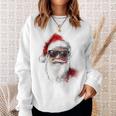 Santa Claus Christmas Graphic X-Mas Sunglasses Santa Sweatshirt Geschenke für Sie