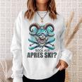 Skifahren Lustiges Apres Ski Sweatshirt Geschenke für Sie