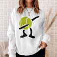 Tennis Dabbing Tennis Ball Tennis Player Ball Sport Sweatshirt Geschenke für Sie