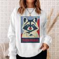 Trash Panda Sweatshirt - Cozy Fun for Raccoon Lovers Gifts for Her