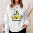 Wenn Du Zitronen Bekommst Mach Limoncello Travel To Italy Sweatshirt Geschenke für Sie