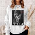 Wild Dog Terrier Bulldog Dog Owner Backprint Pitbull Sweatshirt Geschenke für Sie