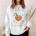 They See Me Aperollin' X Merry Spritzmas Xmas Christmas Long-Sleeved Sweatshirt Geschenke für Sie