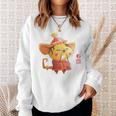 Year Of The Rat Chinese Zodiac Animal Horoscope Red Seal Premium Sweatshirt Gifts for Her