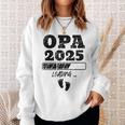 Zum Opa Beförders 2025 Gray Sweatshirt Geschenke für Sie