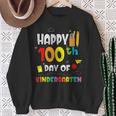 100 Days Of Kindergarten Happy 100Th Day Of School Teachers Sweatshirt Gifts for Old Women